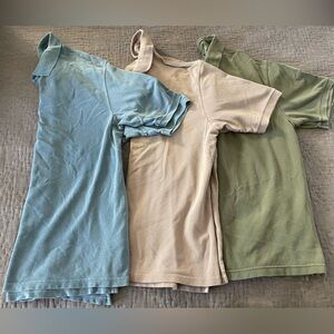 RedHead Bundle 3 Men's Polo Shirts Blue Beige/Taupe Sage/Green XL 100% Cotton